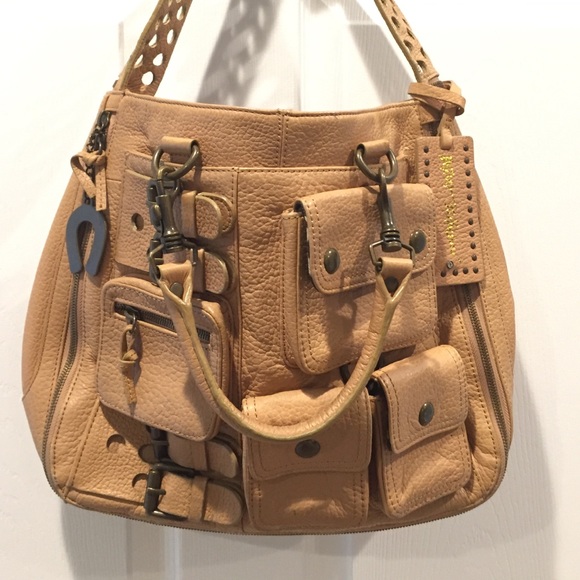 BETSEY JOHNSON 90’S VINTAGE PEPPLE GRAIN SATCHEL. - Picture 2 of 8